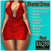 [R39] Shantel Dress-Red