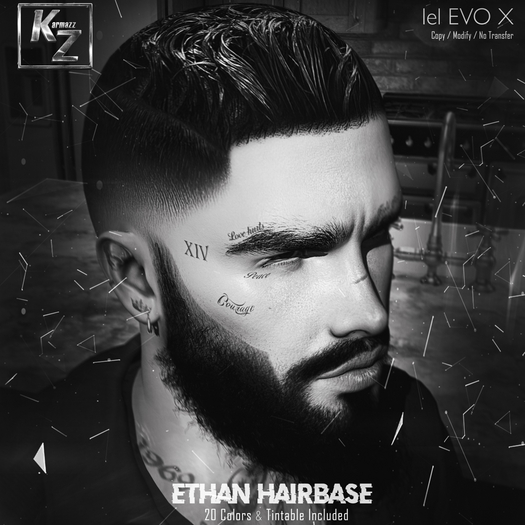 #DEMO Ethan Hairbase 21 Colors - EVOX