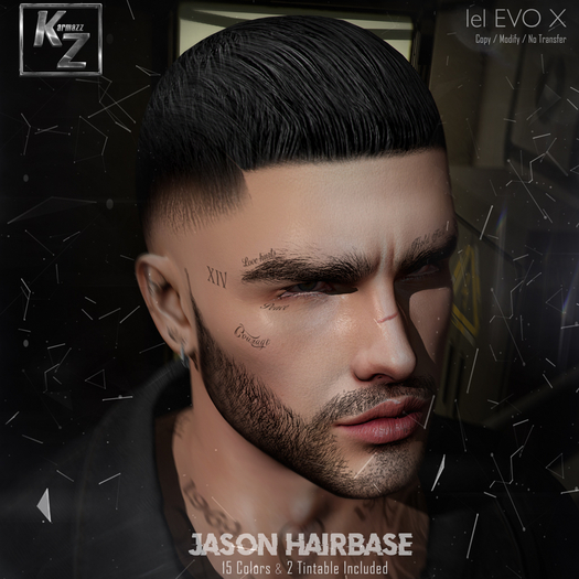 KARMAZZ Jason Hairbase -  15 Colors & 2 Tintable - EVOX ONLY
