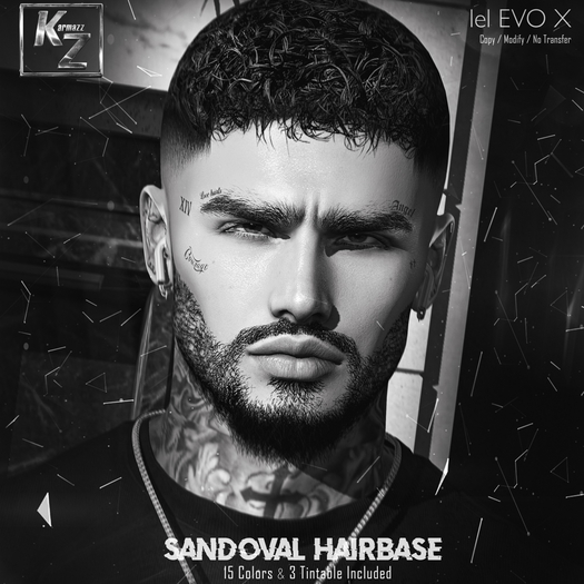 #DEMO Karmazz Sandoval Hairbase - EVOX