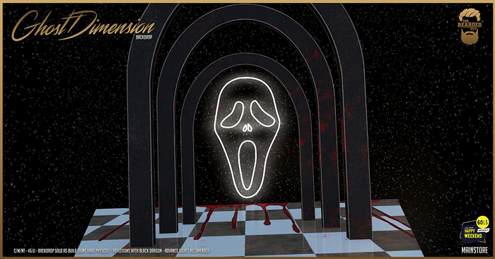 Ghost Dimension Backdrop - The Bearded Guy