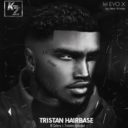 #DEMO Karmazz Tristan Hairbase - 18 Colors - EVOX