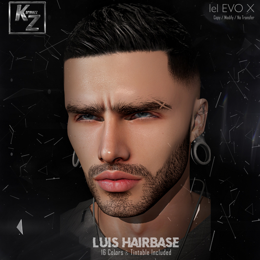 KARMAZZ Luis Hairbase 16 Colors & Tintable included - EVOX