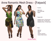6814 Anne Romantic Dress - [Fatpack]