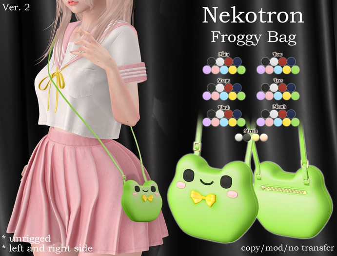 [Nekotron] Froggy Bag (Ver. 2)