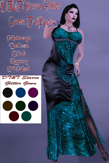  Starra Glitter Gown FatPack