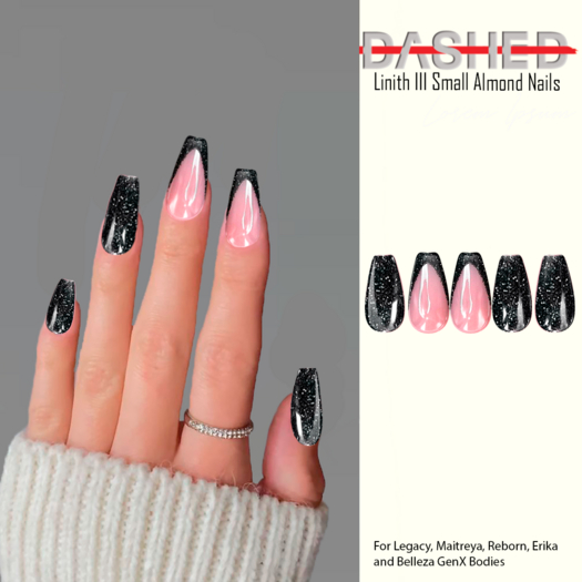 DASHED - Linith Small Almond Nails III
