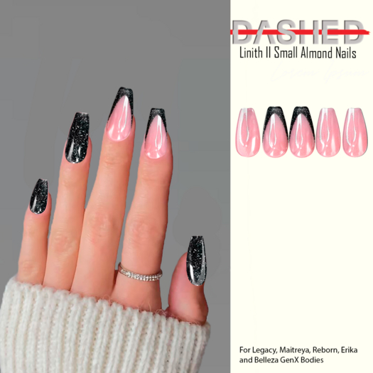 DASHED - Linith Small Almond Nails II