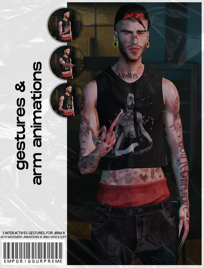[ES] Badboy interactive Gesture / Anim  .pack