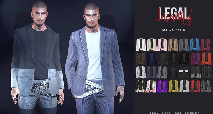 Legal Insanity - Kai jackets MEGAPACK
