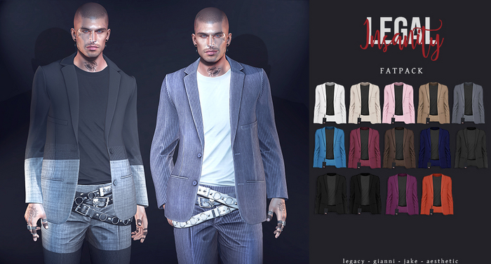 Legal Insanity - Kai jackets FATPACK