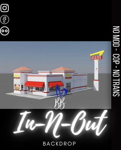 Bad Bunny - In-N-Out Backdrop