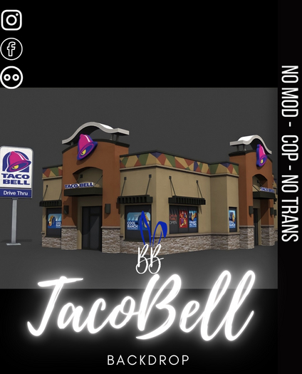 Bad Bunny - TacoBell Backdrop