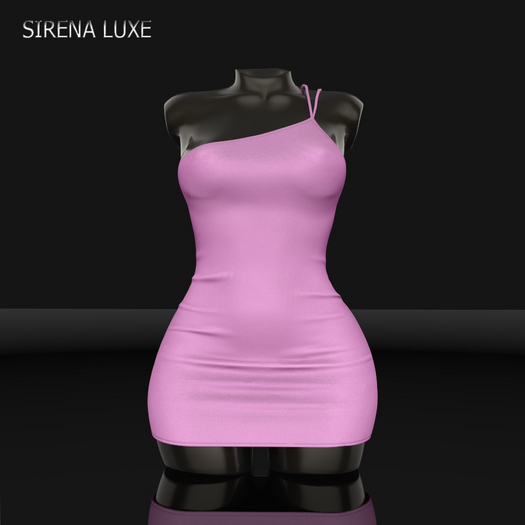 Pink One Shoulder Dress Kupra
