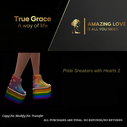 Pride Sneakers with hearts - Reborn 2