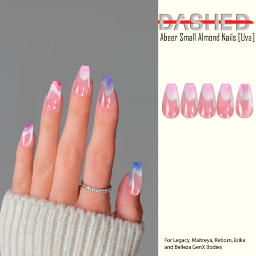 DASHED - Abeer Small Almond Nails (Pink)