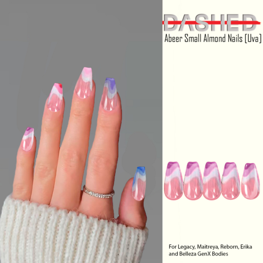 DASHED - Abeer Small Almond Nails (Uva)