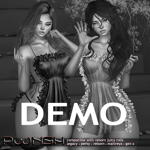 - pOOnsh - DEMO Rose Peignoir