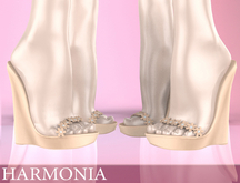 Tan Flower Wedges Kupra