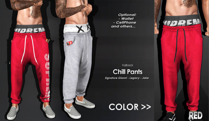 <Kalback> Chill Pants Red