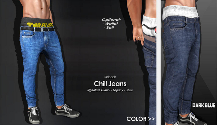 <Kalback> Chill Jeans Dark Blue