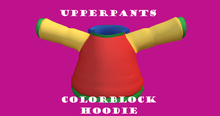 Upperpants Plush-E Colorblock Hoodie