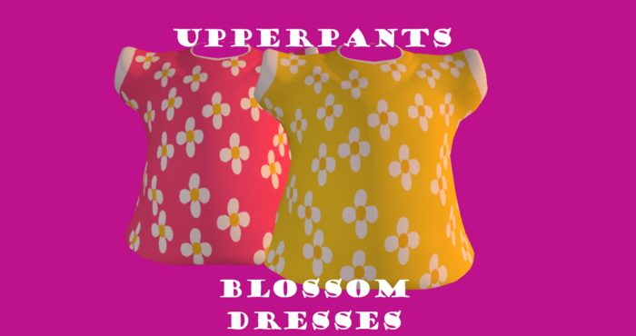 Upperpants Plush-E Blossom Dresses