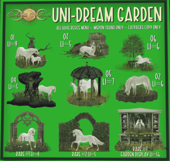 33 )O( GC: Uni-Dream Garden - RARE #3