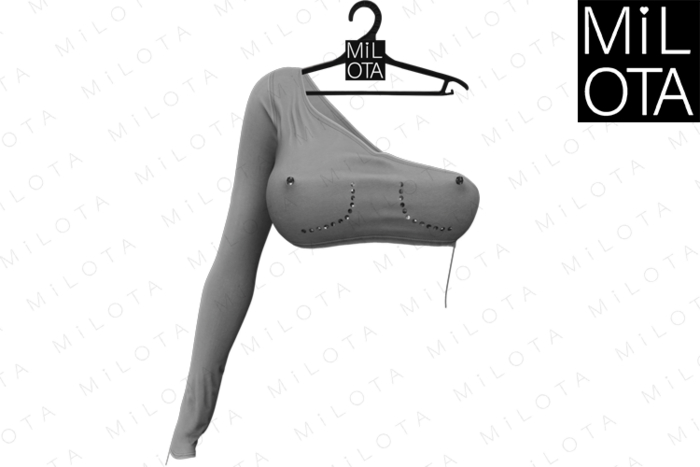 MILOTA: Sasha top [grey]