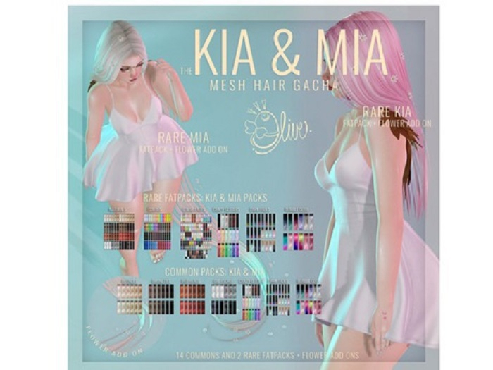 .Olive. the Mia Hair - FATPACK [Rez*] RARE