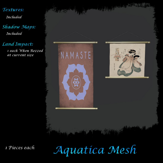 Aquatica Mesh - AM025696 Wall Scrolls