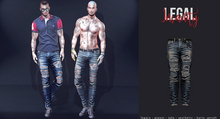 Legal Insanity - James dirty ripped denims