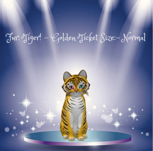 KittyCatS-Fur: Tiger! - Golden Ticket-Size: Normal-Boy