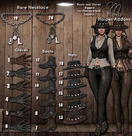 20.Meva Harper Necklace Rusty RARE