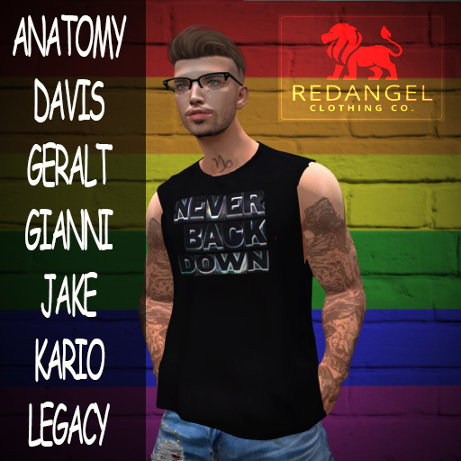 PRIDE 23 - Never Back Down Tank (Block)