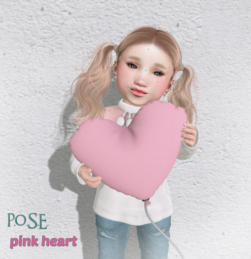 p.o.s.e. pink heart BB