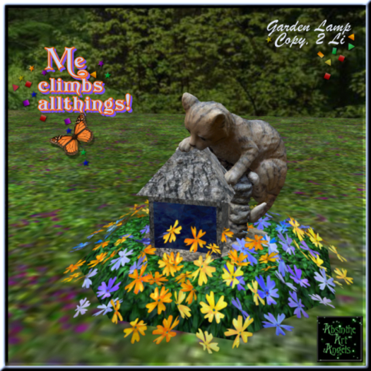 Me climbs allthings! GardenLamp