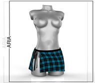 Blue Plaid Skirt Maitreya