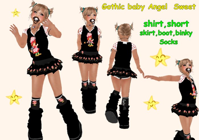 Gothic baby Angel  Sweet
