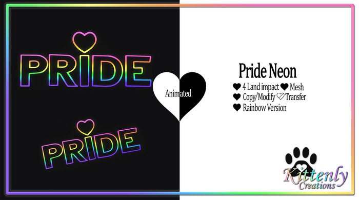 Kittenly Creations - Pride Neon