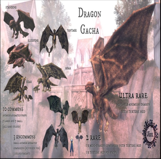 Mr Necturus & Jinx : Dragon Gacha Rear SMALL