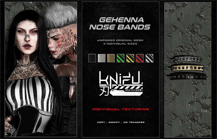 KNIFU. Gehenna Nose Bands