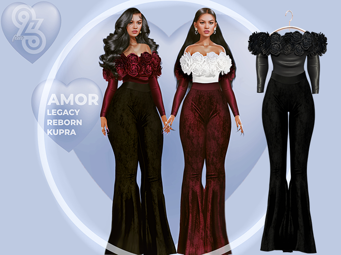 Four23 Amor Set Black