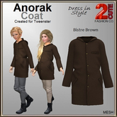 Anorak Coat [2cute] Bistre Brown