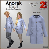 Anorak Coat [2cute] Cadet Blue