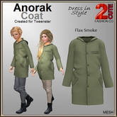 Anorak Coat [2cute] Flax Smoke