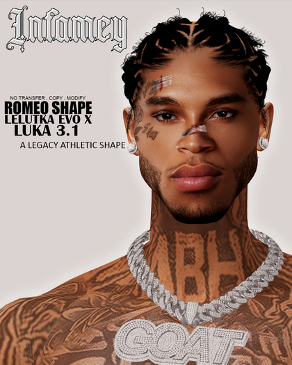 INFAMEY: ROMEO SHAPE W/ BROW SHAPE & STYLECARD