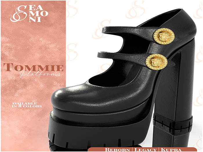 EAMONI. Tommie Mary Jane Platforms FATPACK