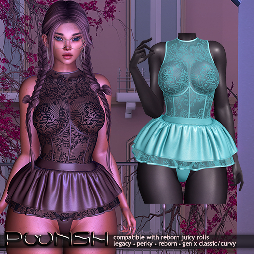 - pOOnsh - Daisy Dress (blue)