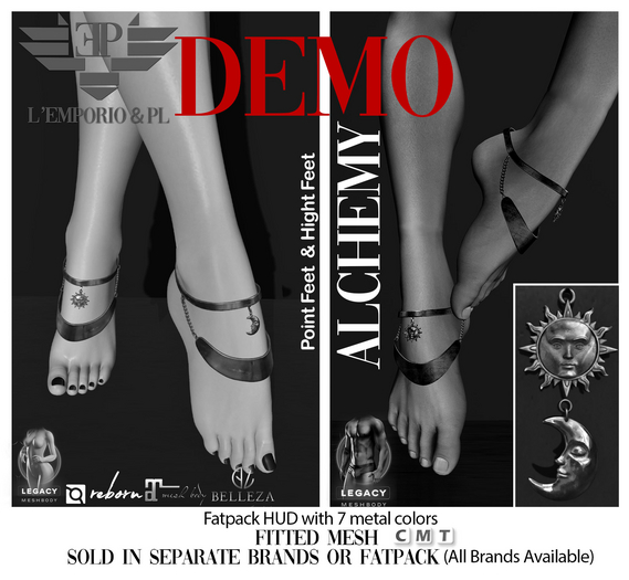 D*E*M*O L'Emporio&PL::*Alchemy*::Jewel feet-High-Point-Maitreya